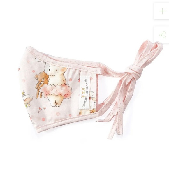 2 Bunnies By The Bay Kids Face Masks Harey & Blossom - Picture 6 of 10